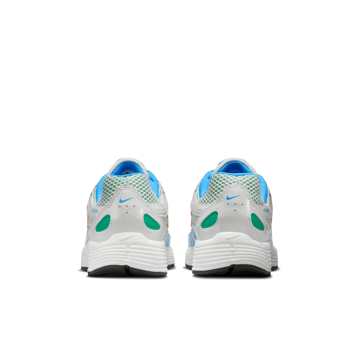 Big Kids' Nike P-6000 BG "White University Blue Stadium Green"