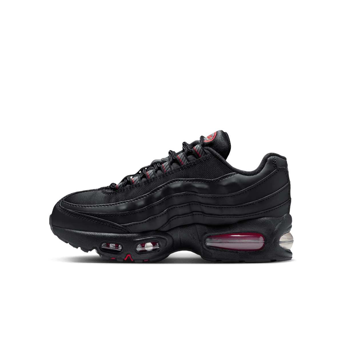 Big Kids' Nike Air Max 95 "Racing Pack - Black University Red"